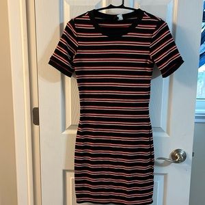 H&M Divided Striped TShirt Dress